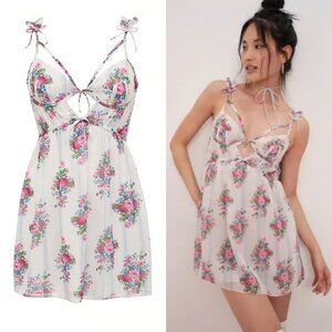 New! For Love And Lemons Lailah Slip Mini Dress Size Small 25054